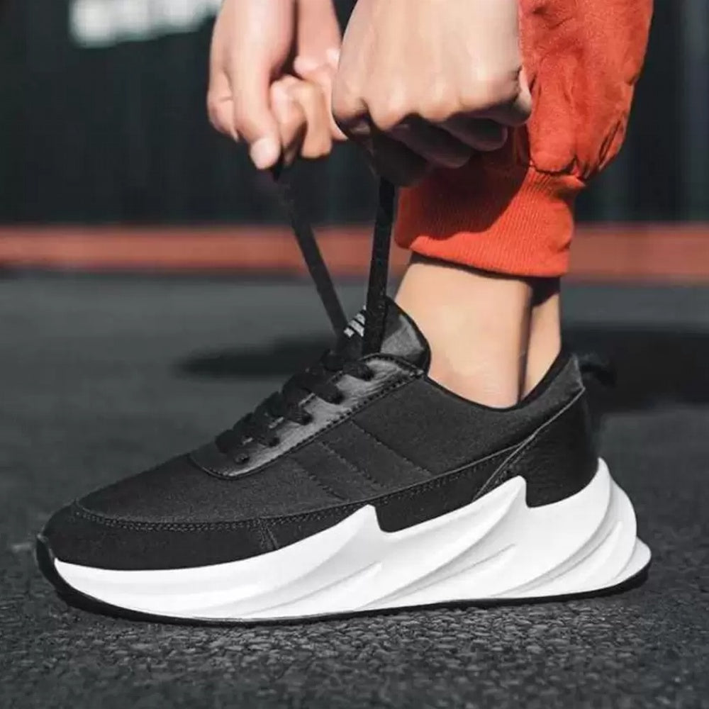 Unisex Sneakers Sportig Design Textil Syntet-2