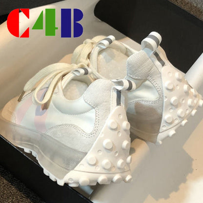 Dam Gummistövlar Sportig PU Material med Gummi Innersula-4