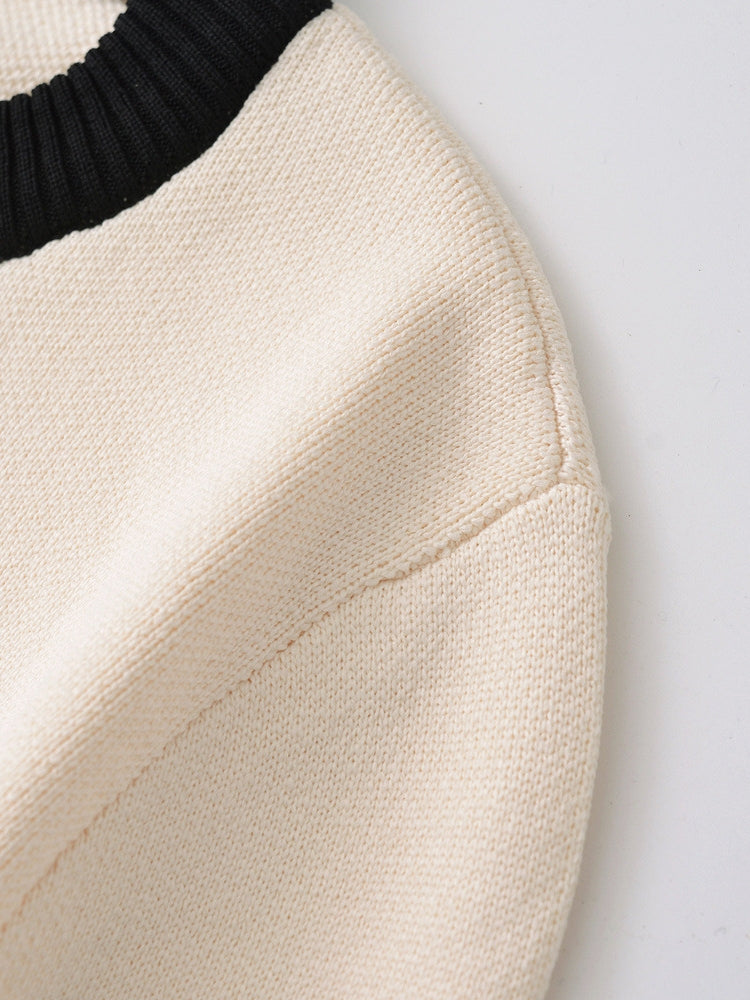 Dam Kofta med Gyllene Knappar Cirkulär Halsringning Polyester-6