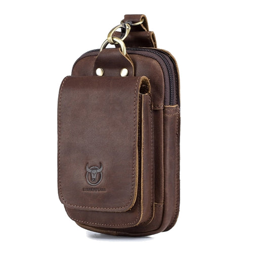 Herr Bältesficka Läder Kompakt Design för Mobiltelefoner Upp till 7 Tum-1