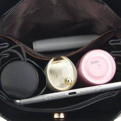 Dam Axelväska Elegant Mikrofiber Syntetiskt Läder-2