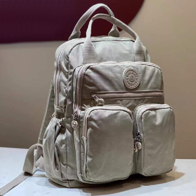 Dam Ryggsäck Vattentålig Nylon Lätt 36-55L Med Stöldsäker Design och USB-Anslutning-1
