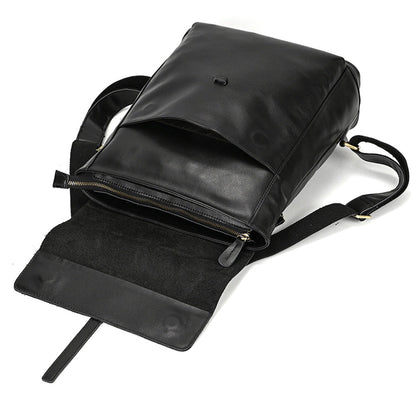 Unisex Ryggsäck Läder Kompakt Design-3
