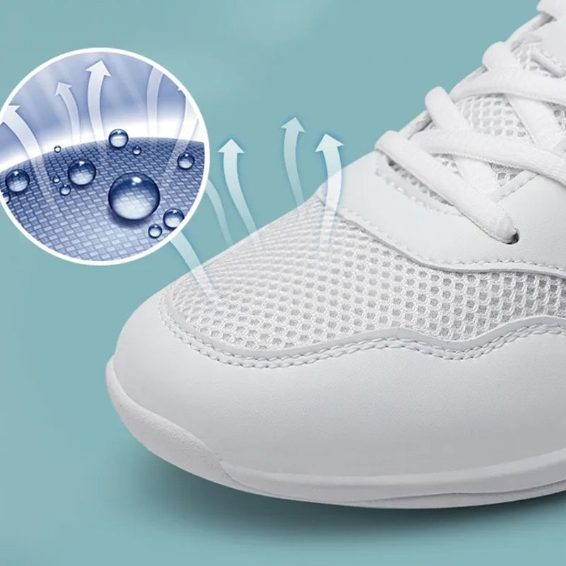 Dam Sportskor Lätta Sneakers Andningsbart Nätmaterial för Träning 5