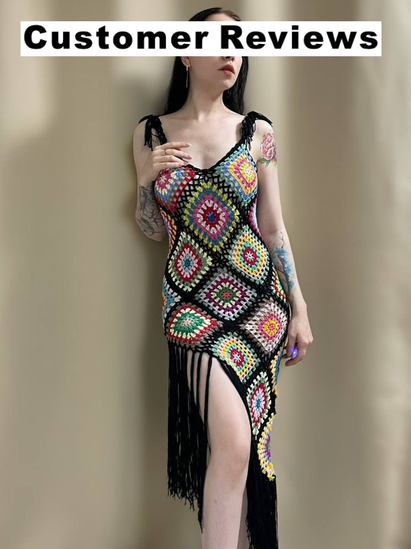 Långklänning Dam Asymmetrisk V-Hals Elastisk Bohemisk Stil-6