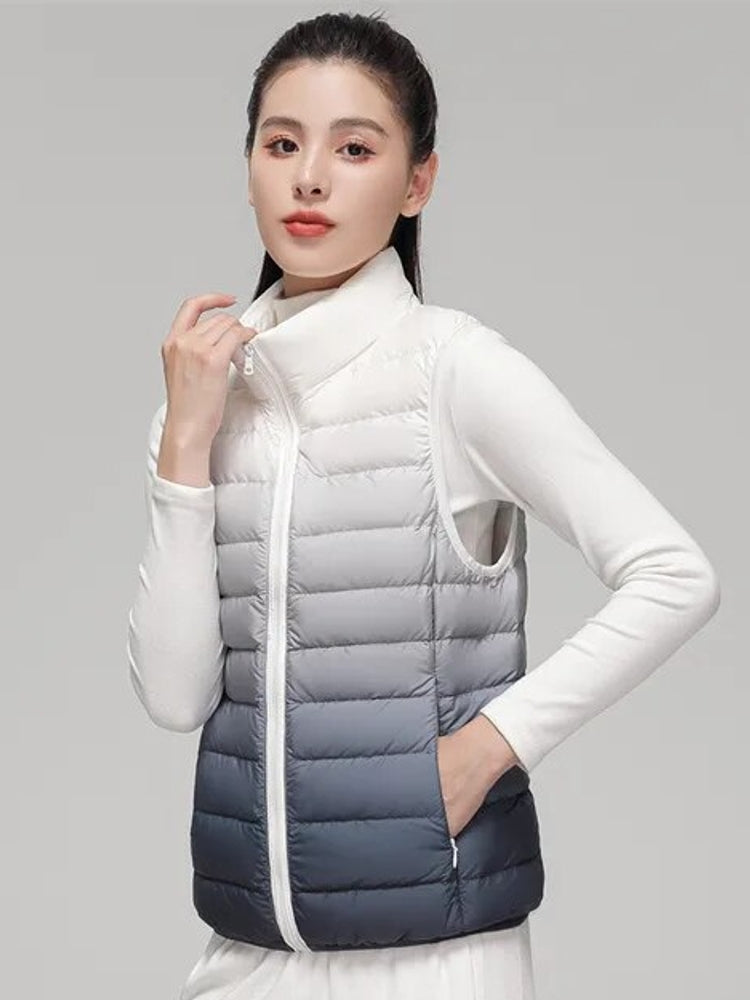 Dunväst Dam Ärmlös Ultralätt Nylon och Polyester-2
