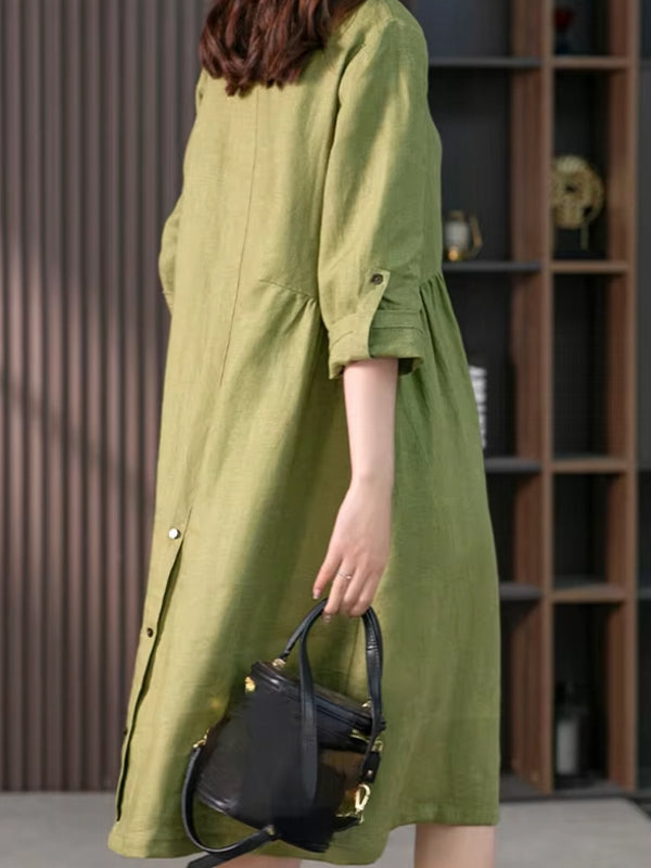 Dam Kjol Asymmetrisk Lös Snitt Bomull-5