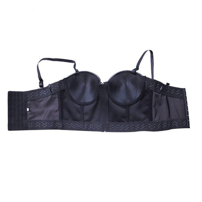 Dam Push-Up Korsett Top Polyester Spandex-5