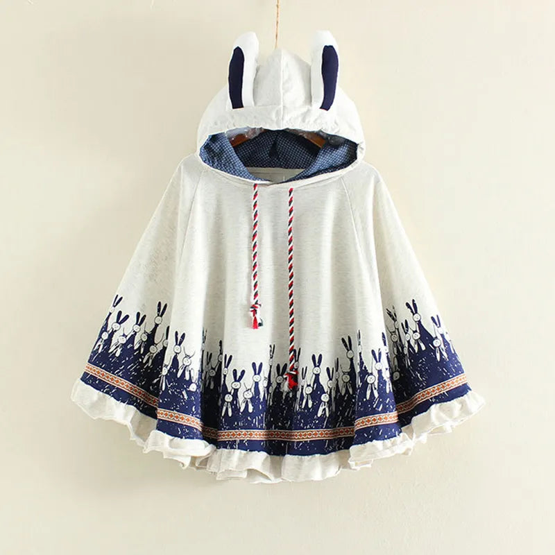 Dam Sweatshirt med Wolff Tryck och Mjuk Bomull-1