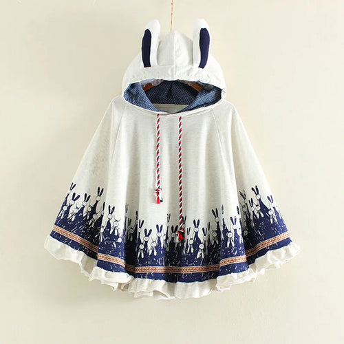 Dam Sweatshirt med Wolff Tryck och Mjuk Bomull-1