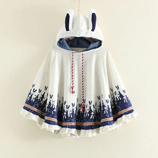 Dam Sweatshirt med Wolff Tryck och Mjuk Bomull-1