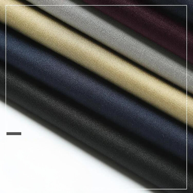 Herrbyxor Klassiska Stretchbyxor Elastisk Blandning-2