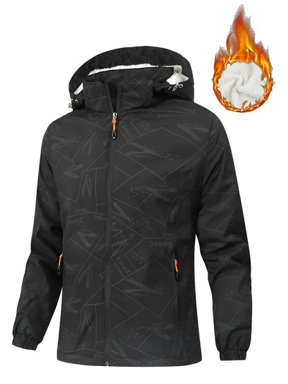 Variant image for Herren Utomhusjacka Vattentät Fleecefodrad Polyester-1