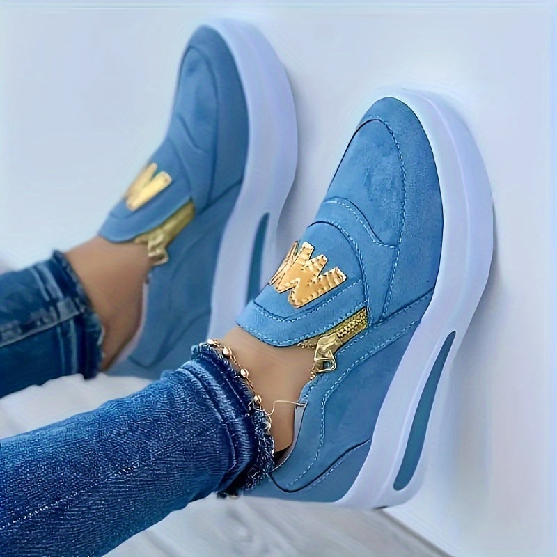 Kvinnors Sneakers Kilhäl Casual Flanell-5