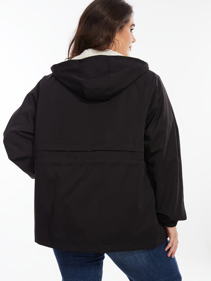 Damjacka Parka Fleecefodrad Polyester för Kalla Vinterdagar 3