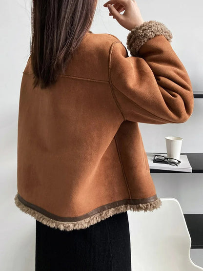 Damjacka Plysch Elegant Design Mjuk och Bekväm-3