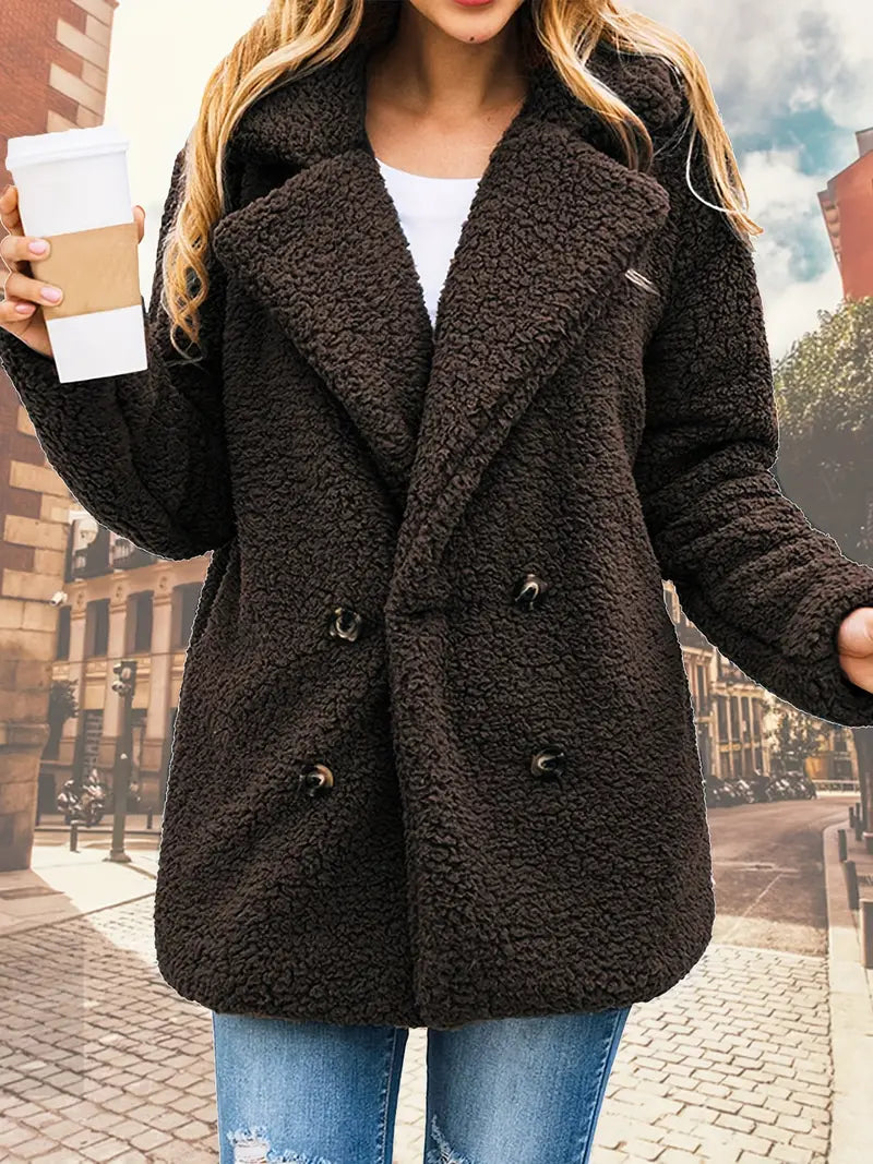 Variant image for Dam Plyschjacka Teddy Design Nallat Polyester-6