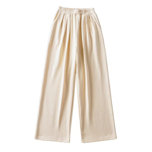 Kvinnors Casual Byxor Loose Slim Fit Högkvalitativt Tyg-1