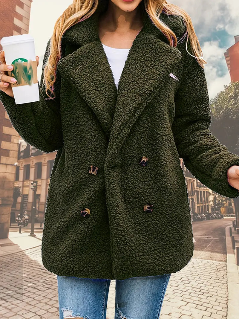 Variant image for Damjacka Teddy Chic Lång Ärmar Teddytyg-21