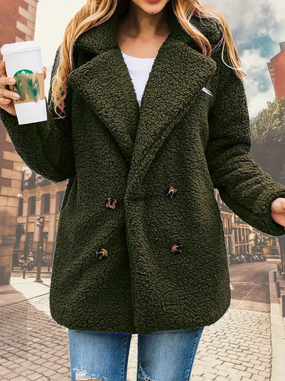 Variant image for Damjacka Teddy Chic Lång Ärmar Teddytyg-21