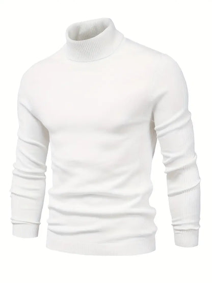 Variant image for Herr Turtleneck Tröja Stickad Klassisk Material-31
