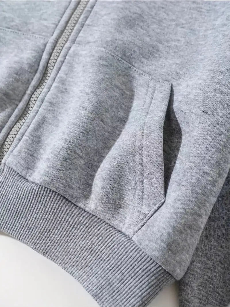 Dam Crop Hoodie Trendig Mjuk Material-3