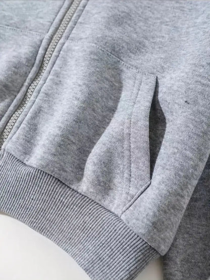 Dam Crop Hoodie Trendig Mjuk Material-3