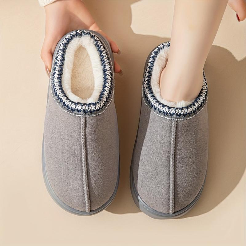 Dammode Tofflor Mjuka Slip-On Textil Komfort Inomhus-2