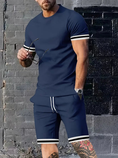 Variant image for Dam Sportig Uppsättning T-shirt och Shorts i Mjuk Bomull-19
