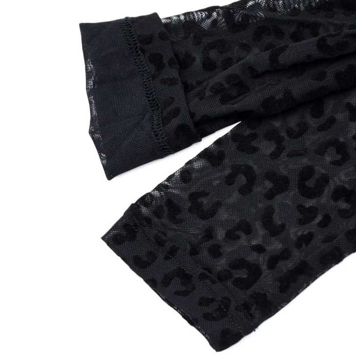 Dam Jumpsuit Leopardmönster Formsydd Polyester Spandex-6