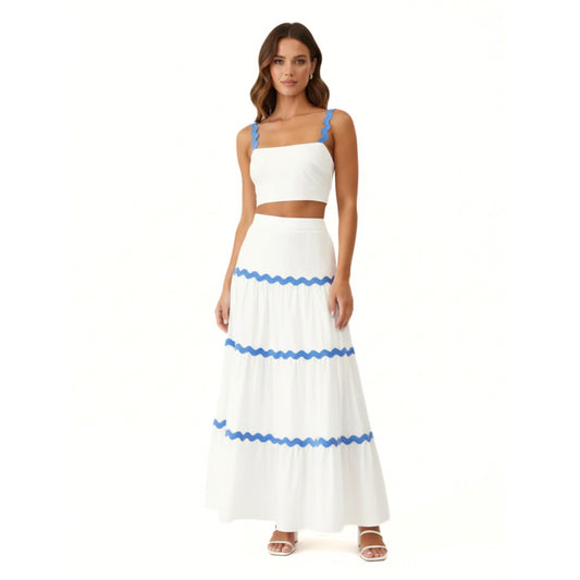 Dam Maxikjol Modern Design Hållbara Tyger