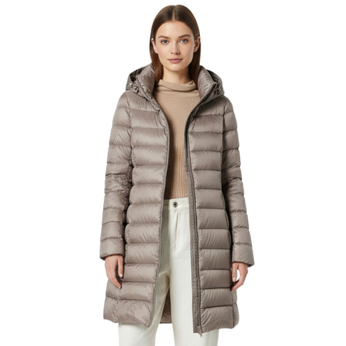 Damjacka Vinter Parka Lätt Polyester Andningsbar Tidlös Design
