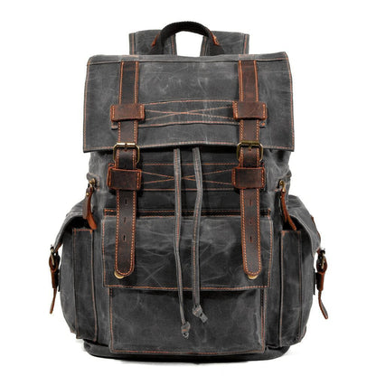 Variant image for Unisex Ryggsäck Vaxad Bomull Praktisk Stilren-3
