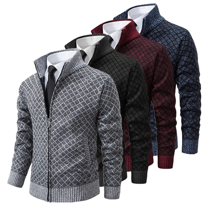 Herrjacka Slim Fit Modern Design Högkvalitativ Blandning-2