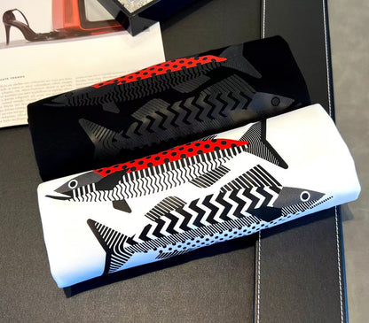 Dam Långärmad T-Shirt Rundhalsad 100% Bomull med Djurmönster-3