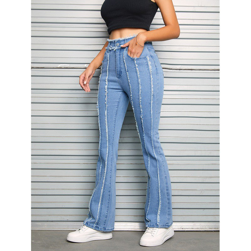 Variant image for Kvinnors Jeans Street Style 100% Bomull-2