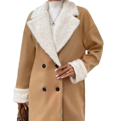 Dam Kappa Klassisk Ull Monokrom-5