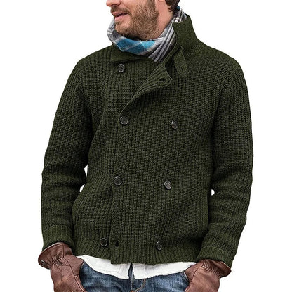 Variant image for Lång Kofta Dam Vintage Stil Mjuk Akrylblandning-9