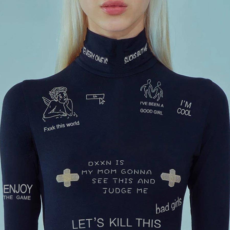 Dam Overall Långärmad Ståkrage Polyester Spandex-5