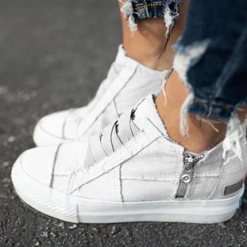 Variant image for Herr Sneakers Denim Med Dragkedja Casual Skor-33