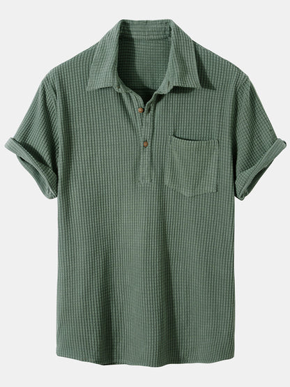 Herrskjorta Modern Design Högkvalitativt Material 100% Bomull 7