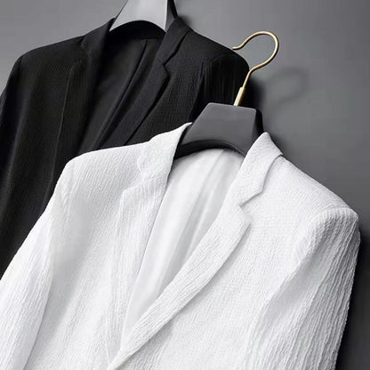 Herr Kostym Bröllop Modern Polyester Elegant Snitt-2
