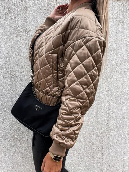 Damjacka Vadderad Design Isolerad Polyester-6