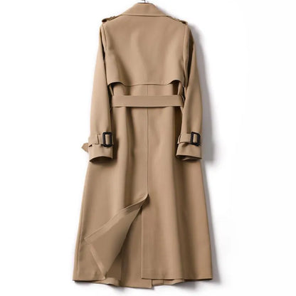 Dam Trench Coat Vattentät Klassisk Stil-2