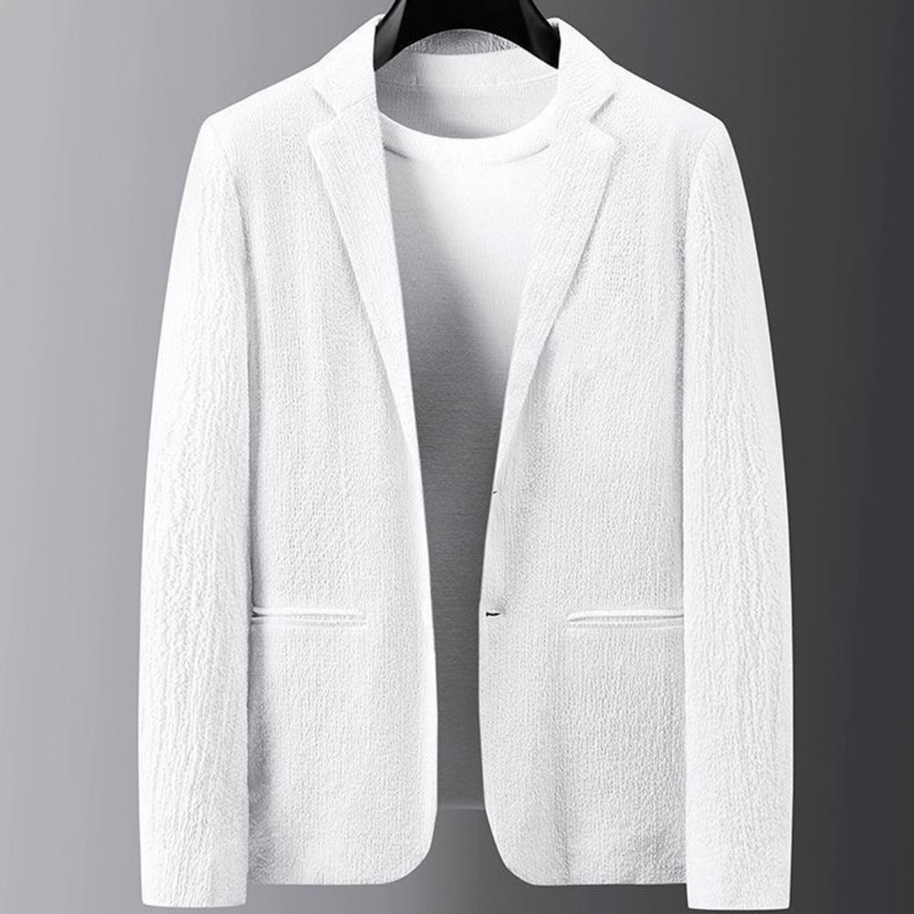 Herr Kostym Bröllop Modern Polyester Elegant Snitt-5
