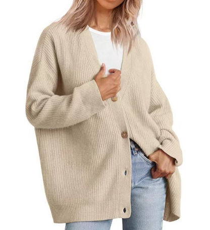 Variant image for Dam Stickad Jacka Mångsidig Mjuk Akrylblandning-25