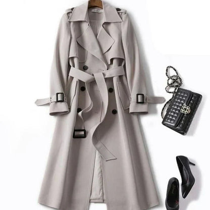 Variant image for Kvinnors Trenchrock Monokrom Design Polyester-1