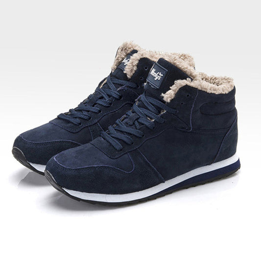 Vinter Sneakers Unisex Vattentåliga Andningsbara Material-1