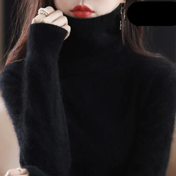 Variant image for Kvinnor Turtleneck Tröja Kashmir Mjuk och Varm-1