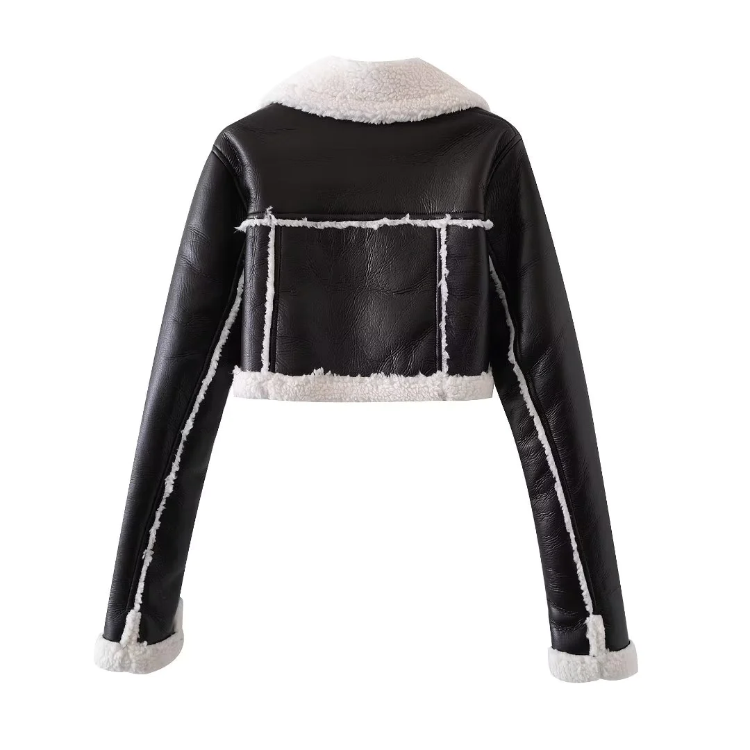 Damjacka Sherpa Edge Elegant Polyester för Damer-4